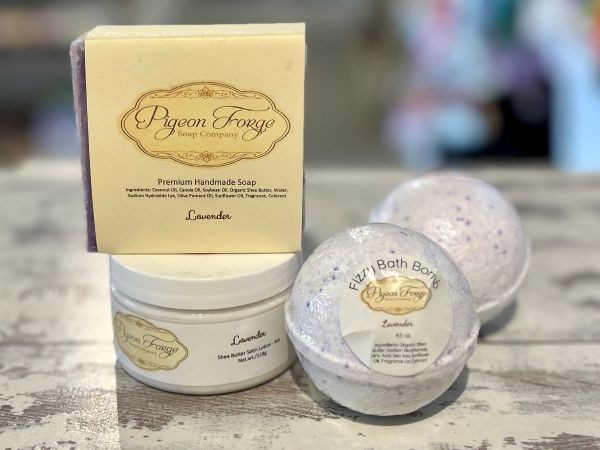 Lavender Soap, Lotion, & Bath Bombs Set
