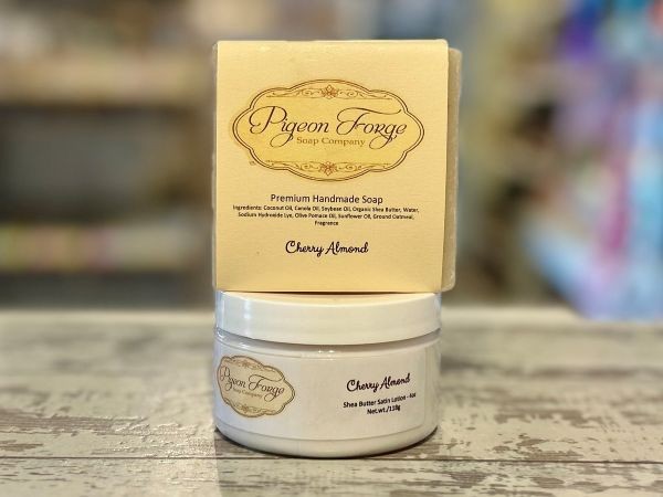 Cherry Almond Soap and Lotion Set