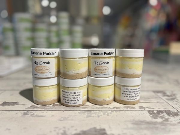 Banana Puddin' Shea Lip Scrub - Product Image