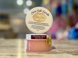 Cinnamon Berry Sea Salt Scrub 4 Oz - Product Image