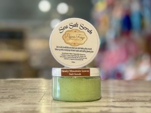 Smoky Mountain Leaves Sea Salt Scrub 4 Oz - Product Image