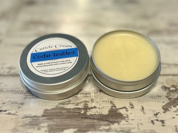 Cedar Leather Cuticle Cream - 2oz. Cedar Leather Cuticle Cream - 2oz. - Product Image