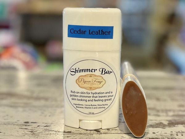 Cedar Leather Shimmer Bar 4 Oz Cedar Leather Shimmer Bar 4 Oz - Product Image