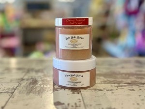 Cherry Almond Sea Salt Scrub 4 Oz - Product Image