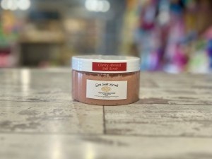 Cherry Almond Sea Salt Scrub 8 Oz - Product Image