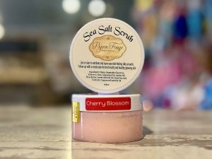 Cherry Blossom Sea Salt Scrub 4 Oz - Product Image