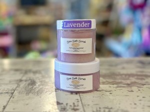Lavender Sea Salt Scrub 4 Oz - Product Image