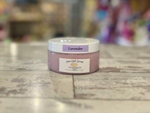 Lavender Sea Salt Scrub 8 Oz - Product Image