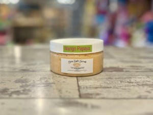 Mango Papaya Sea Salt Scrub 8 Oz - Product Image