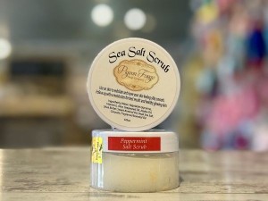 Peppermint Sea Salt Scrub 4 Oz - Product Image