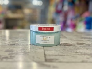 Peppermint Sea Salt Scrub 8 Oz - Product Image