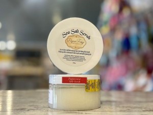 Peppermint Sea Salt Scrub 8 Oz - Product Image