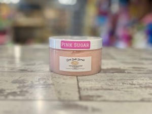Pink Sugar Sea Salt Scrub 8 Oz - Product Image