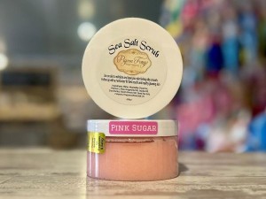 Pink Sugar Sea Salt Scrub 8 Oz - Product Image