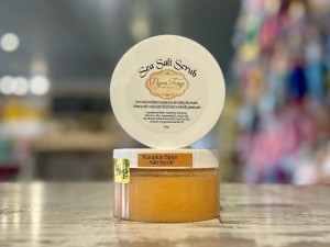 Pumpkin Spice Sea Salt Scrub 8 Oz - Product Image